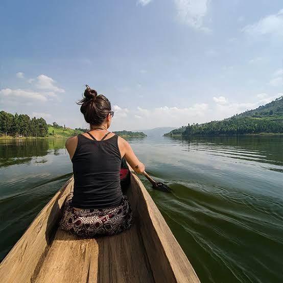 Still morning on Lake Bunyonyi