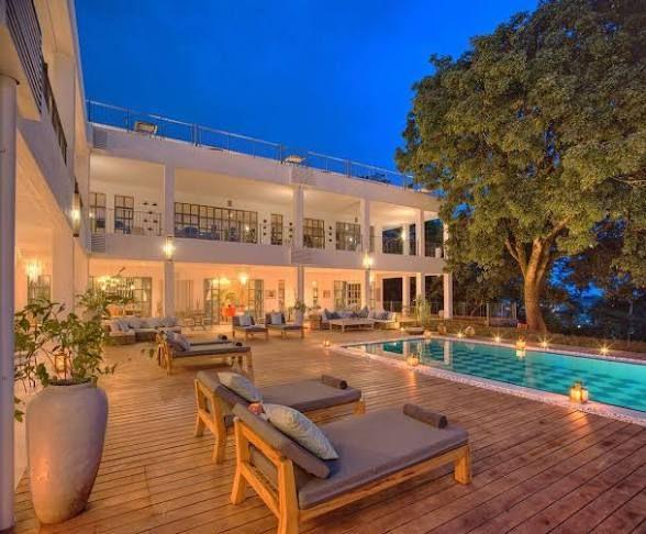 Lodge pool deck