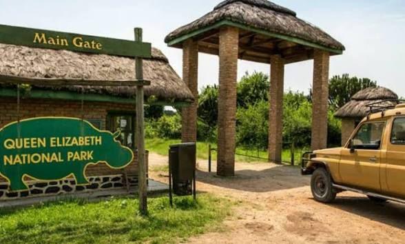 Main gate, Queen Elizabeth National Park